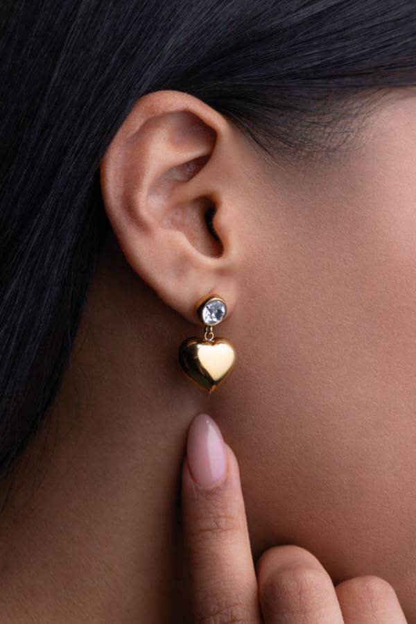 Orecchini Donna 4US Cesare Paciotti Acciaio Cuore 4UOR8093W